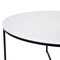 Merrick Lane Fairdale Coffee Table with Round Cross Brace Frame
